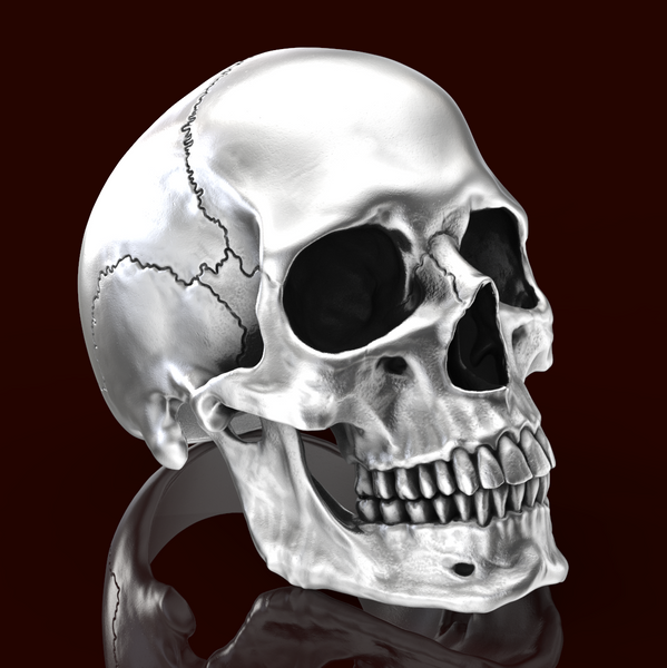 New Anatomical full skull ring