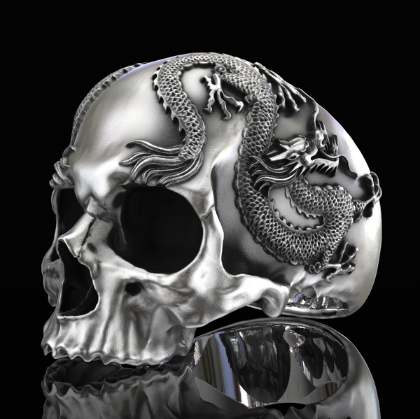 Dragon Skull Ring
