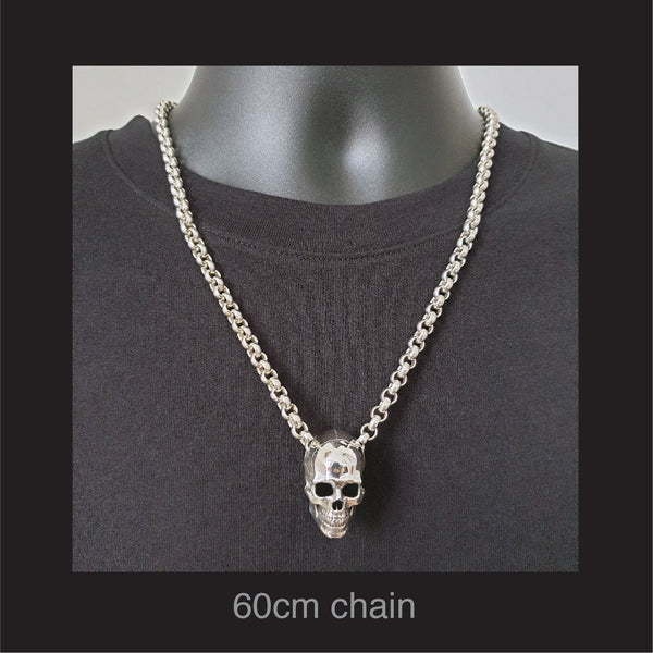 Large Full Anatomical Skull Pendant