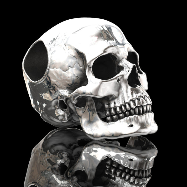 Large Full Anatomical Skull Pendant