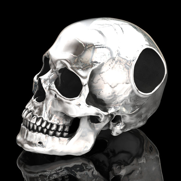 Large Full Anatomical Skull Pendant
