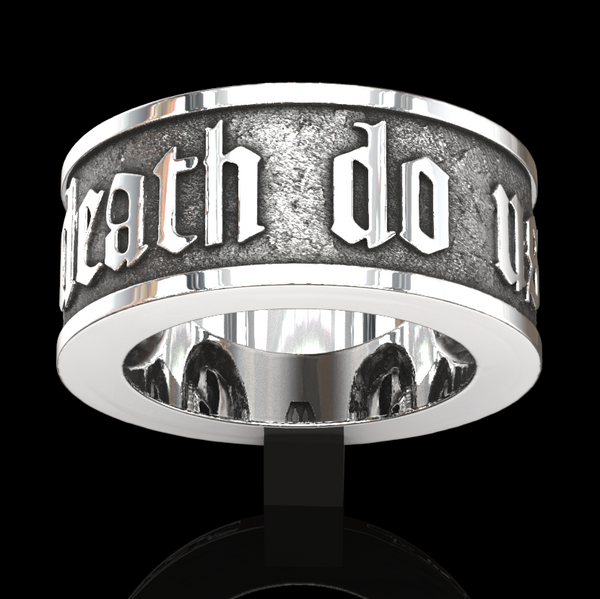 Till Death Do Us Part skull ring