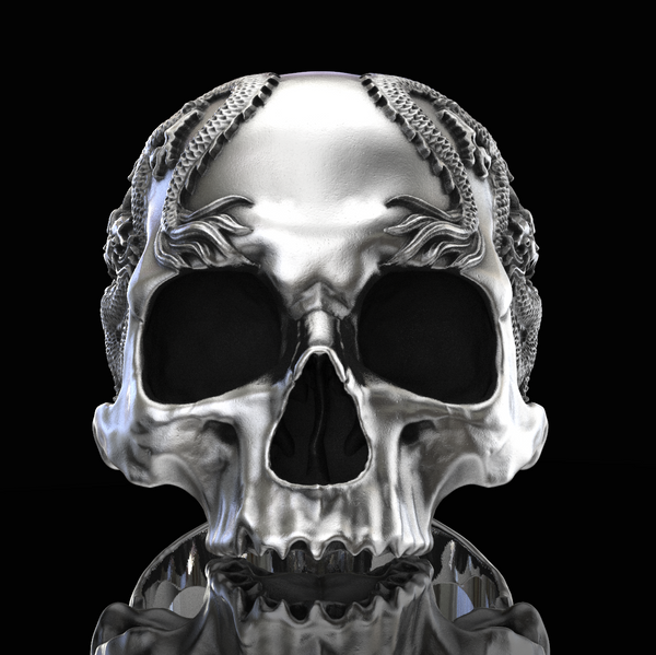 Dragon Skull Ring