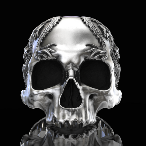 Dragon Skull Ring