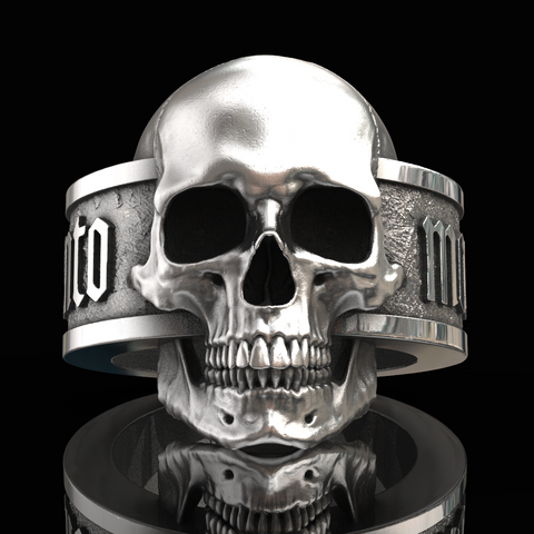 Memento Mori Skull Ring