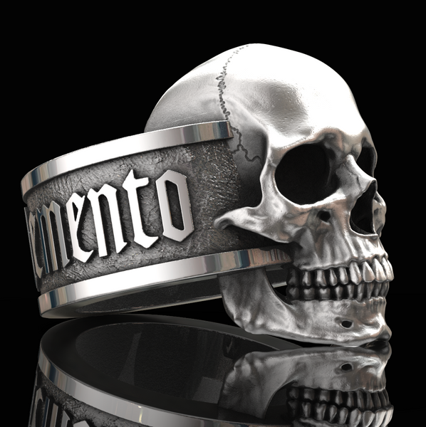 Memento Mori Skull Ring