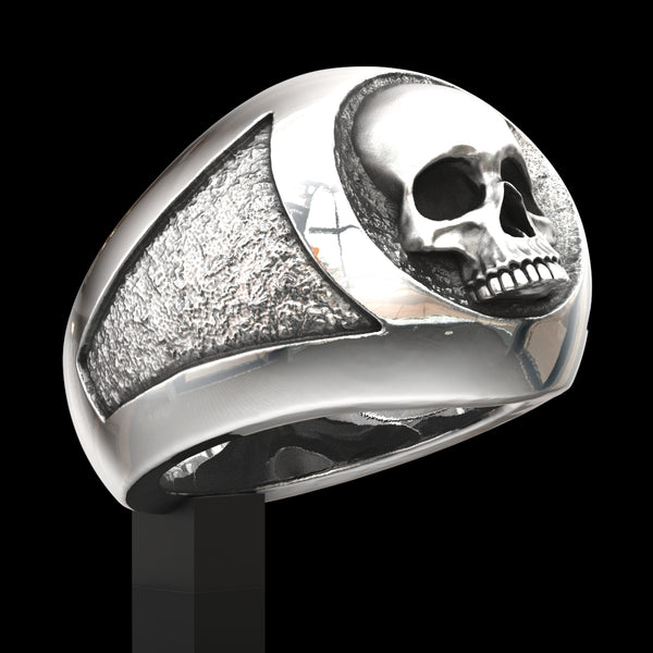 Signet Skull Ring