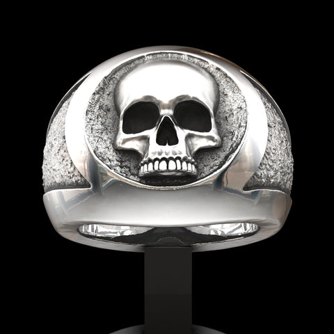 Signet Skull Ring