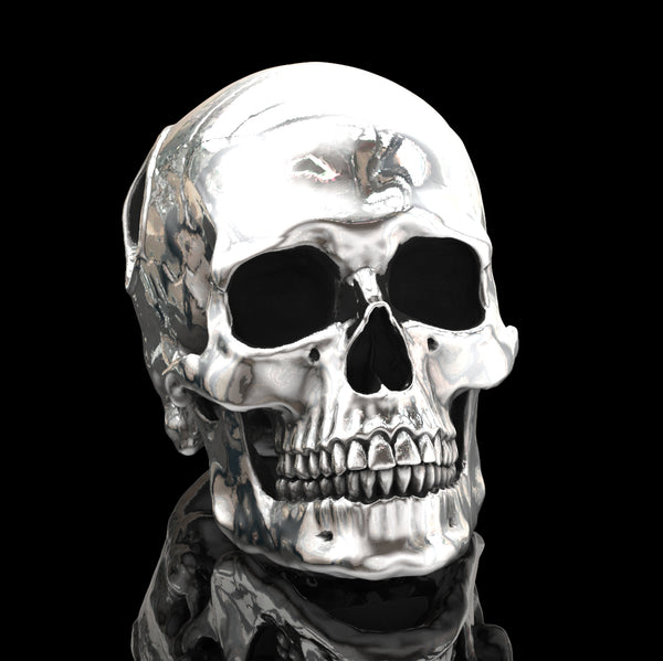 Large Full Anatomical Skull Pendant