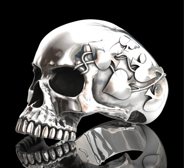 Ivy and Aces skull ring